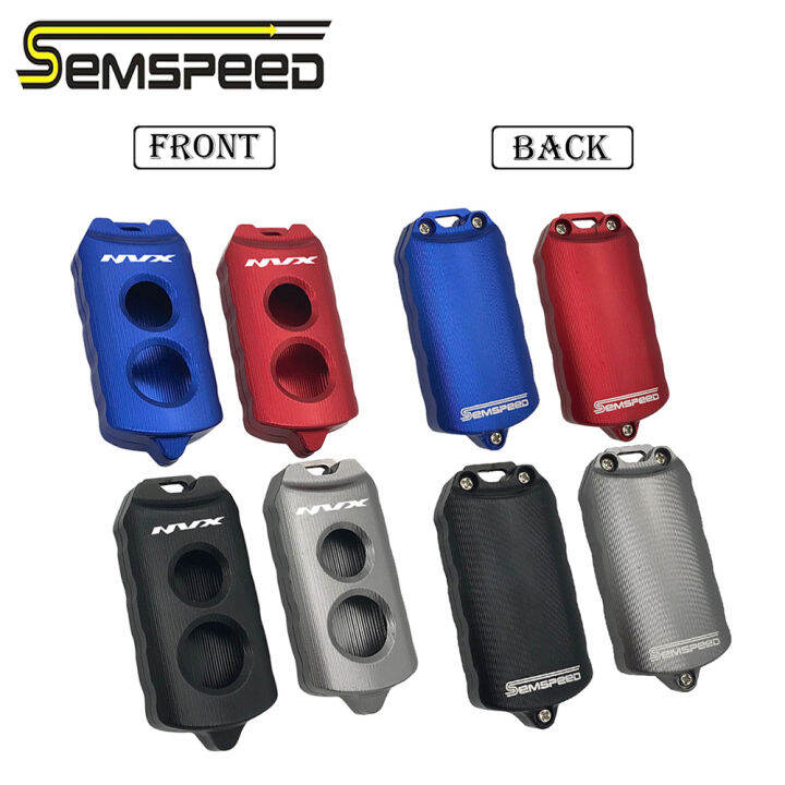 SEMSPEED Motorcycle 3D Remote Key Cover Key Chain For Yamaha NVX Aerox