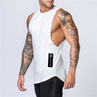 Cotton Gym Tank Tops Mens Fitness Bodybuilding Workout Sleeveless T-Shirt Summer Casual Graphic Singlet Vest Crossfit Clothing
