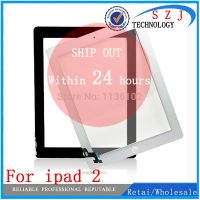 ♘ New 9.7 inch For ipad 2 ipad2 A1395 A1396 A1397 glass touch screen digitizer touch panel with Button Free shipping