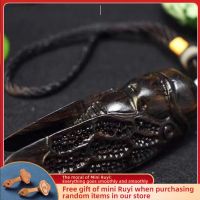 Golden Cicada Blackwood High-density Hand Piece Play Carving Meaning Good To Send Elders Wood Carving Modern Arts and Crafts
