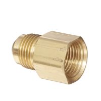 5/8 -18 UNF Male 3/8 Flare SAE x 1/2 NPT Female Coupler Connector Adapter Brass Pipe Fitting For Fuel Gas Water Valve