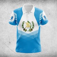 2023 NEW Style Custom Name Guatemala Flag Criss Cross  Polo Shirtsize：XS-6XLNew product