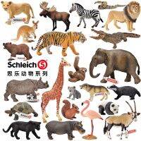 German Schleich Forest Safari World ของเล่นโมเดลสัตว์จำลองช้างภาพสีน้ำมันรูปสัตว์