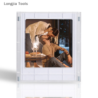 Longjia Tools กรอบรูปสองด้านแม่เหล็กขาตั้งป้ายกระดาษอะคริลิคแม่เหล็กแข็งแรง