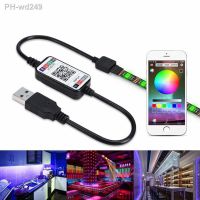 Bluetooth APP USB LED Strip Light 5V Led Lights 5050 RGB 0.5M 1M 2M 3M 4M 5M For TV Desktop Screen BackLight Diode Tape Lamp