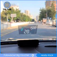 Talage Car HUD จอแสดงผลเครื่องวัดความเร็วบนศรีษะเตือนความเร็วเกินสำหรับรถบรรทุก