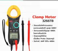 เครื่องวัดกระแส แรงดันไฟฟ้า โอมวัดไฟ มัลติมิเตอร์วัดอุณหภูมิ 3266TB แคลมป์มัลติมิเตอร์ แคลมมัลติมิเตอร์ กิ๊บแอมป์ คลิปแอมป์ คีบแอมป์