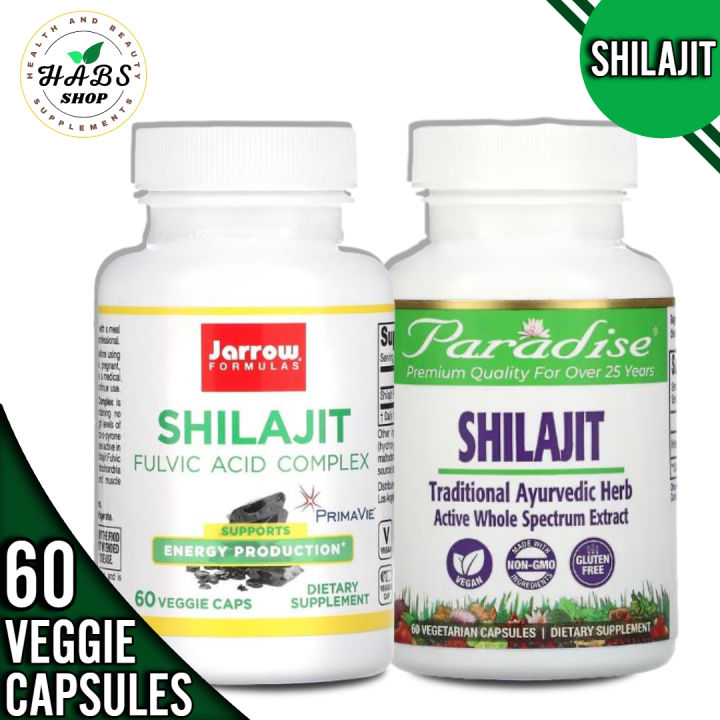 Jarrow Formulas Shilajit Fulvic Acid Complex 250 mg 60 Veggie Caps or ...