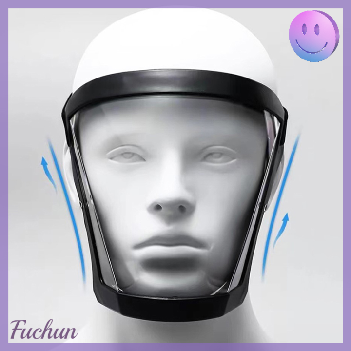 fuchun-seluruh-wajah-หน้ากากเชื่อมครัวโปร่งใสโล่ใบหน้าป้องกันหัวหมอก