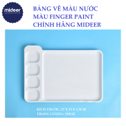 Mideer Bảng pha màu nước - màu vẽ bằng tay Color Finger Paint Palette