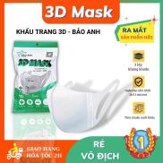Khẩu trang y tế 3D Mask Hộp 50 cái, siêu mềm êm tai theo Công nghệ Nhật Bản