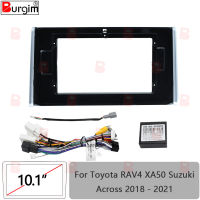 รถวิทยุ Fascias สำหรับ Toyota RAV4 XA50 Suzuki ข้าม2018-2021 10นิ้วสเตอริโอแผงสายไฟสายไฟ Canbus ถอดรหัส