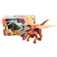 ProudNada Toys ของเล่นเด็กหุ่นยนต์ไดโนเสาร์มีปีก(สีแดง) K DRAGON TYRANNOSAURUS REX NO.60095