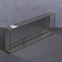 C&amp;C HOME Glass Mirror Tray with Gold Trim ถาด ถาดอาหาร ถาดโต๊ะเครื่องแป้ง ของกระจุกกระจิก ของตกแต่งบ้าน ของแต่งบ้าน ถาดใส่เครื่องเขียน