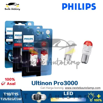 PHILIPS LED P21W WHITE Ultinon 6000K Park Light Bulbs