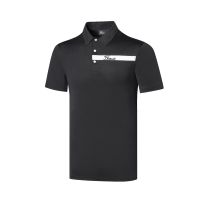 Summer new golf clothing golf mens jersey pique fabric outdoor sports breathable quick-drying Polo top G4 J.LINDEBERG Titleist Mizuno FootJoy XXIO Callaway1 PXG1✽✔☾