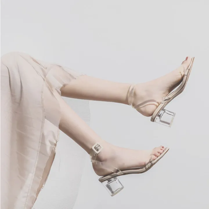 clear sandals women