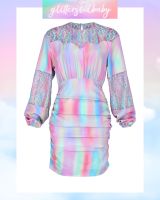 VIVID AURORA BOREALIS DRESS