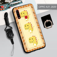 เคสอ่อนสำหรับ A31 OPPO (2020)/OPPO A8เคสโทรศัพท์คลุมทั้งหมด2022ใหม่ป้องกันการตกป้องกันการขีดข่วนฝามีที่ถือวงแหวนโทรศัพท์และเชือก