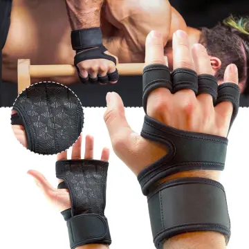 WEIGHTLIFTING GYM GRIP PALM GLOVES HAND BAR FITNESS TRAINING CROSSFIT GRIP  PADS