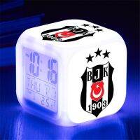 Dijital Saat Besiktas นาฬิกาตั้งโต๊ะนาฬิกาปลุก Led ดิจิทัลปี S Calar Saat