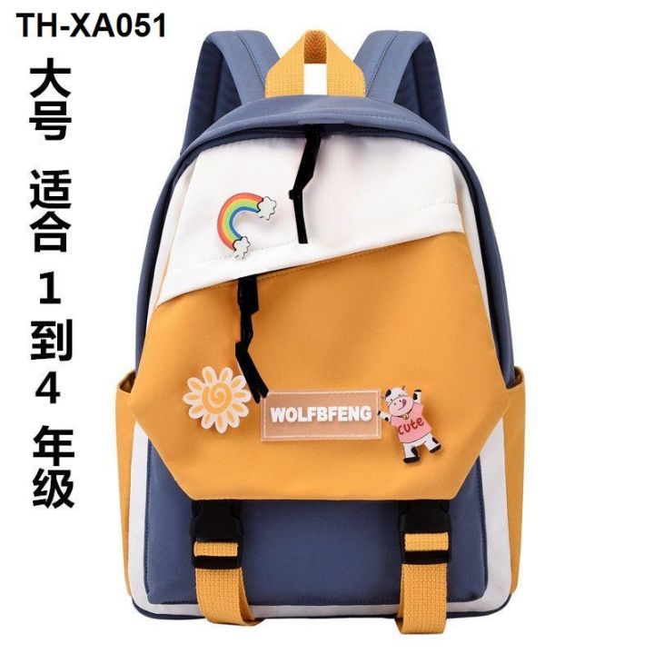 the-new-korean-version-of-the-fashion-schoolbag-boy-elementary-school-students-first-and-second-grade-casual-light-childrens-backpack