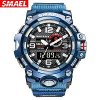 【May hot】 trendy cool waterproof sports electronic watch luminous multi-functional male vibrato hot