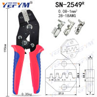 Crimping Pliers SN-2549 +8 Jaw Kit Package for 2.8 4.8 XH2.54 3.96 2510tubeinsuated Terminals Electrical Clamp Mini Tools