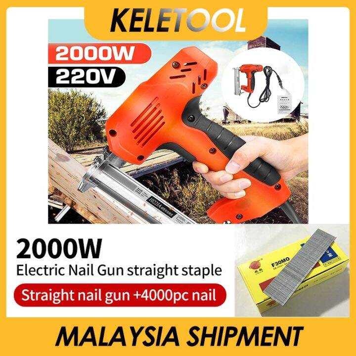 Electric Nailer Stapler Furniture Staple Gun for Frame with Staples