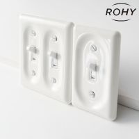 High Quality American Standard Ceramic Panel Toggle Light Wallpad  Switch for livingroom UL Certification 110V Socket Push Button