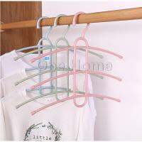 ไม้แขวนเสื้อ ก้างปลา ไม้แขวน 3 ชั้น Portable Hanger