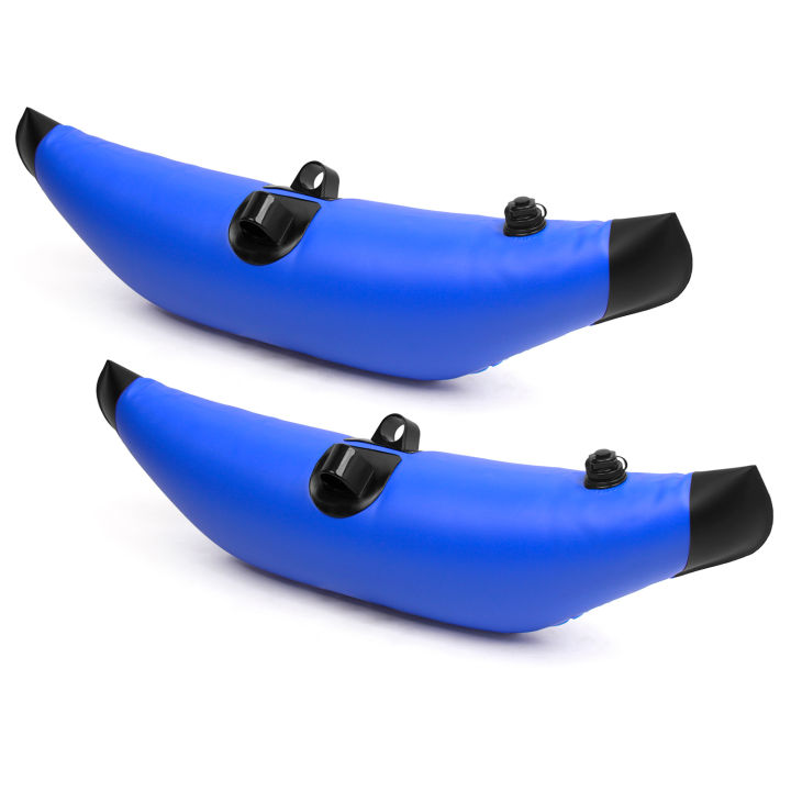 2pcs-kayak-pvc-inflatable-outrigger-ลอยเรือคายัคตกปลายืน-float-stabilizer