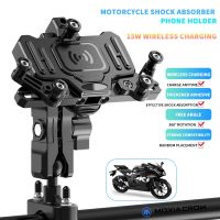 Motorcycle Mobile Phone Holder Wireless Charging For Suzuki GSXR 600 750 1000 GSX1300R GSX650F GSX-R  Handlebar Bracket