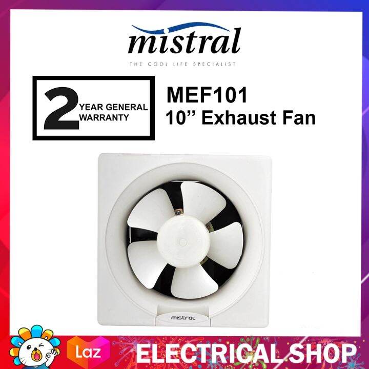 Mistral 8" 10" 12" Exhaust Fan Wallmount ( MEF801/ MEF101 / MEF121