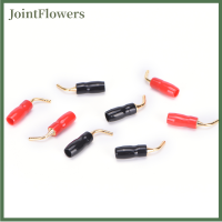 JointFlowers 8pcs 2mm Audio SPEAKER CABLE PIN Plug Banana Connector สกรูสำหรับ HIFI HOT SALE