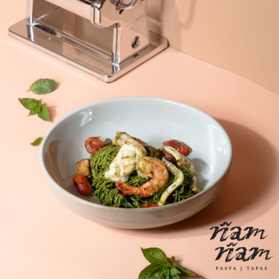 [E-Coupon] Namnam Pasta And Tapas คูปองพาสต้าเพสโต้ ซอสโหระพา เบค่อน (VAT included)