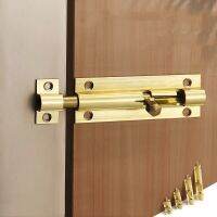 1.5/2/3/4 Inch Copper Bolts Door Lock Bathroom Window Fence Retro Gate Safety Anti-theft Sliding Latch Home Hardware Accessories Door Hardware Locks M