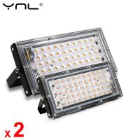 2ชิ้น/ล็อต50W ไฟส่องสว่างภาพนอกอาคาร LED 220V ไฟถนนกันน้ำ IP65สปอตไลต์สะท้อนแสง LED ฟลัดไลท์ไฟไฟถนน