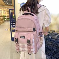 Fashionable Versatile Girls Schoolbags Middle School Students Backpacks Junior High Large-Capacity  - 【AUG】