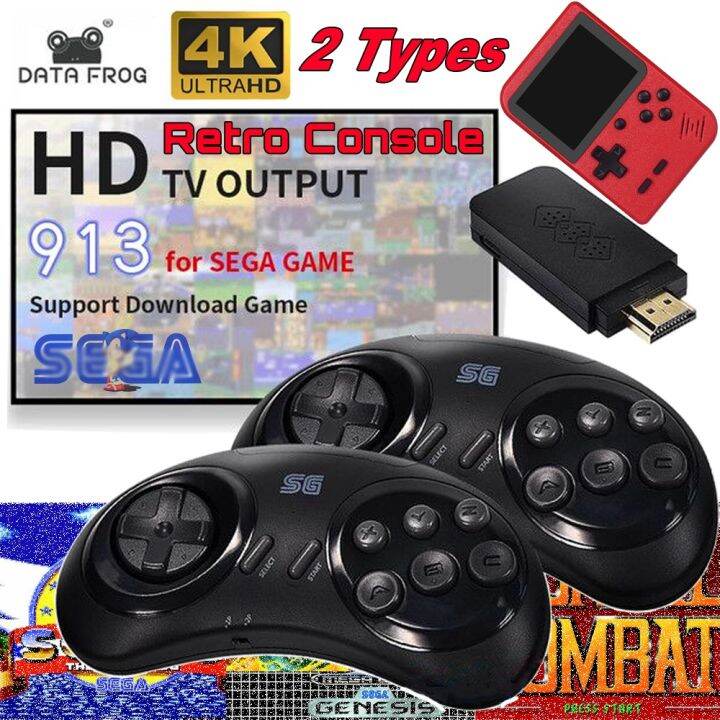 2021ใหม่16บิต4K Retro เกมคอนโซล Joypad สำหรับจอสัมผัสสำหรับ MD.