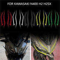 สำหรับ KAWASAKI N400 H2SX H2สะท้อนแสงด้านหน้ารถมอเตอร์ไซค์รถกันน้ำและกันแดดสติ๊กเกอร์ตกแต่ง