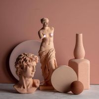 DIY Statue of Venus Human Body Silicone Candle Mold Classic Roman Column Aromatherapy Candle Gypsum Epoxy Resin Silicone Mold