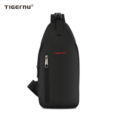 [Tigernu]  กระเป๋าสะพายข้างสำหรับผู้ชาย คาดอกได้ กันได้ สายปรับระดับความยาวได้