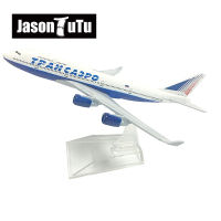 JASON TUTU 16ซม. Transaero Boeing 747เครื่องบินรุ่นเครื่องบินรุ่นเครื่องบิน Diecast โลหะ1400 Scale เครื่องบินโรงงาน Drop Shipping