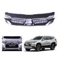 กระจังหน้าโครเมี่ยม สีดำ สำหรับ Mitsubishi Pajero Sport ปี 2015-2017 มิตซูบิชิ ปาเจโร่ สปอร์ต คุณภาพดี ส่งไว