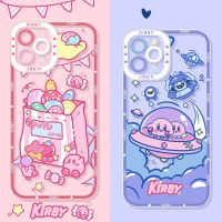 Cute Star K-Kirby Silicone Phone Case for iPhone 15 14 Pro Max 13 12 11 Pro Max Mini XR XS X 8 7 6 6S Plus SE 2020 Cover Funda