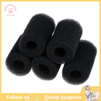 【SHZTGM】 5pcs ฟองน้ำ Aquarium FILTER Protector ฝาครอบสำหรับถังปลา Inlet Pond Black Foam