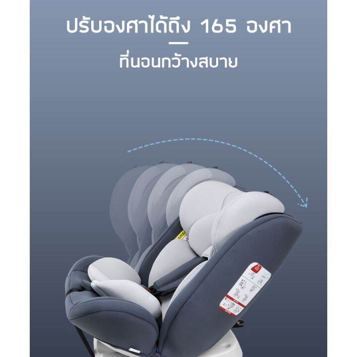 พร้อมส่งคาร์ซีท-คาร์ซีทเด็ก-มีระบบล็อคแบบ-isofix-สำหรับเด็กแรกเกิด-12-ขวบ-0-36kg-ปรับได้-4-ระดับ-เบาะถอดซักได้