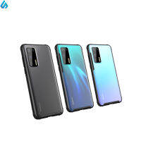 สำหรับ HUAWEI เคส P40เคสพีซีด้านล่างเป็นนิ่ม TPU ขอบโทรศัพท์มือถือกันกระแทกฝาครอบโทรศัพท์