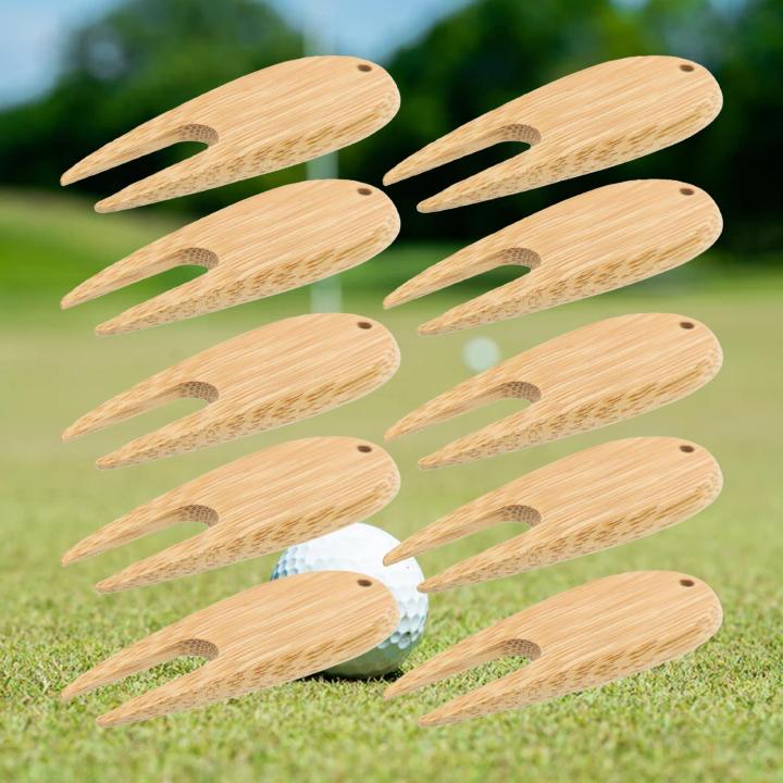 10pcs-professional-golf-divot-repair-tools-multi-use-wear-resistant-lightweight-non-slip-golf-pitch-fork-for-men-putting-green-towels